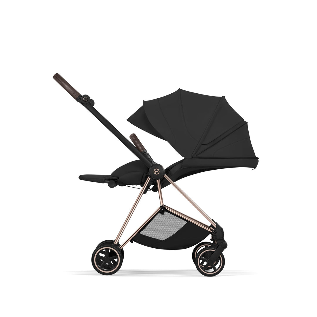 Cybex Mios Style Ultimate Accessory Bundle - Sepia Black & Rose Gold Frame