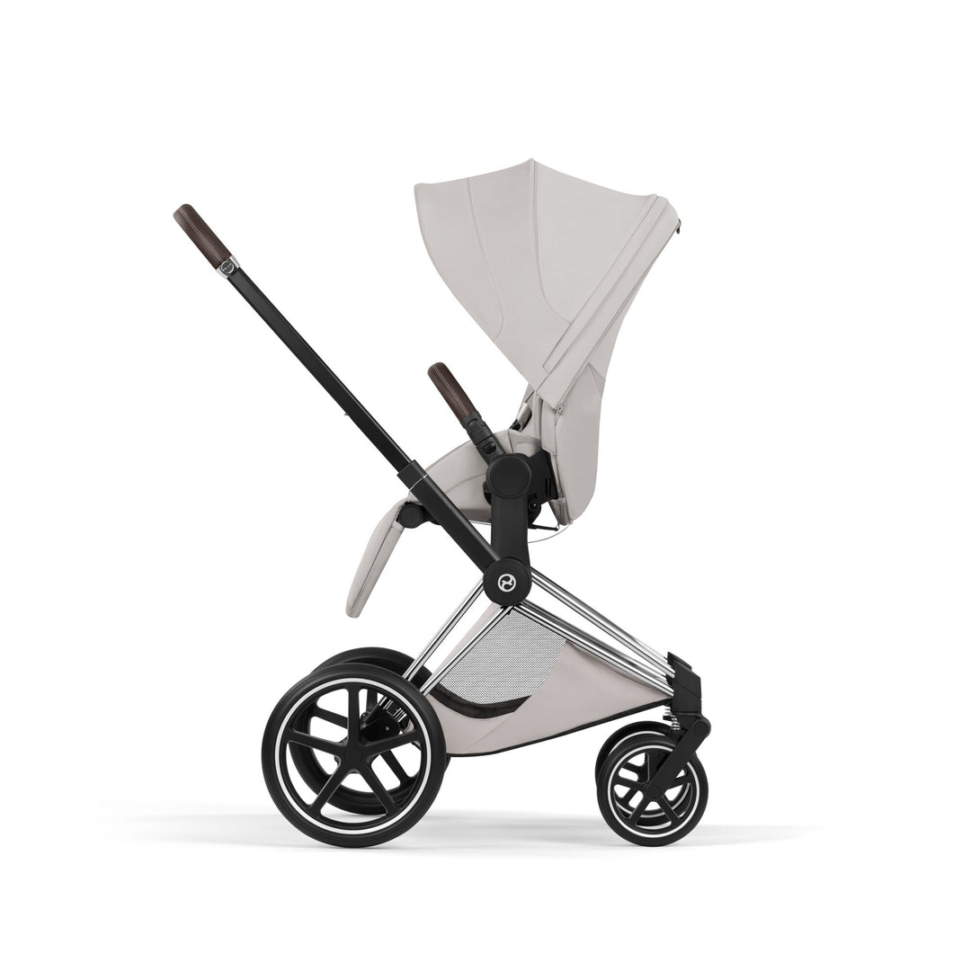 Cybex PRIAM Style Ultimate Accessory Bundle - City Grey & Chrome Brown Frame