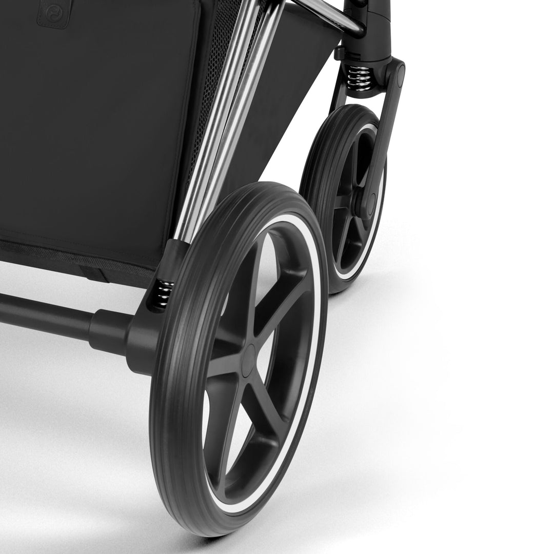 Cybex Priam Style Pushchair - Off White with Chrome Brown Frame