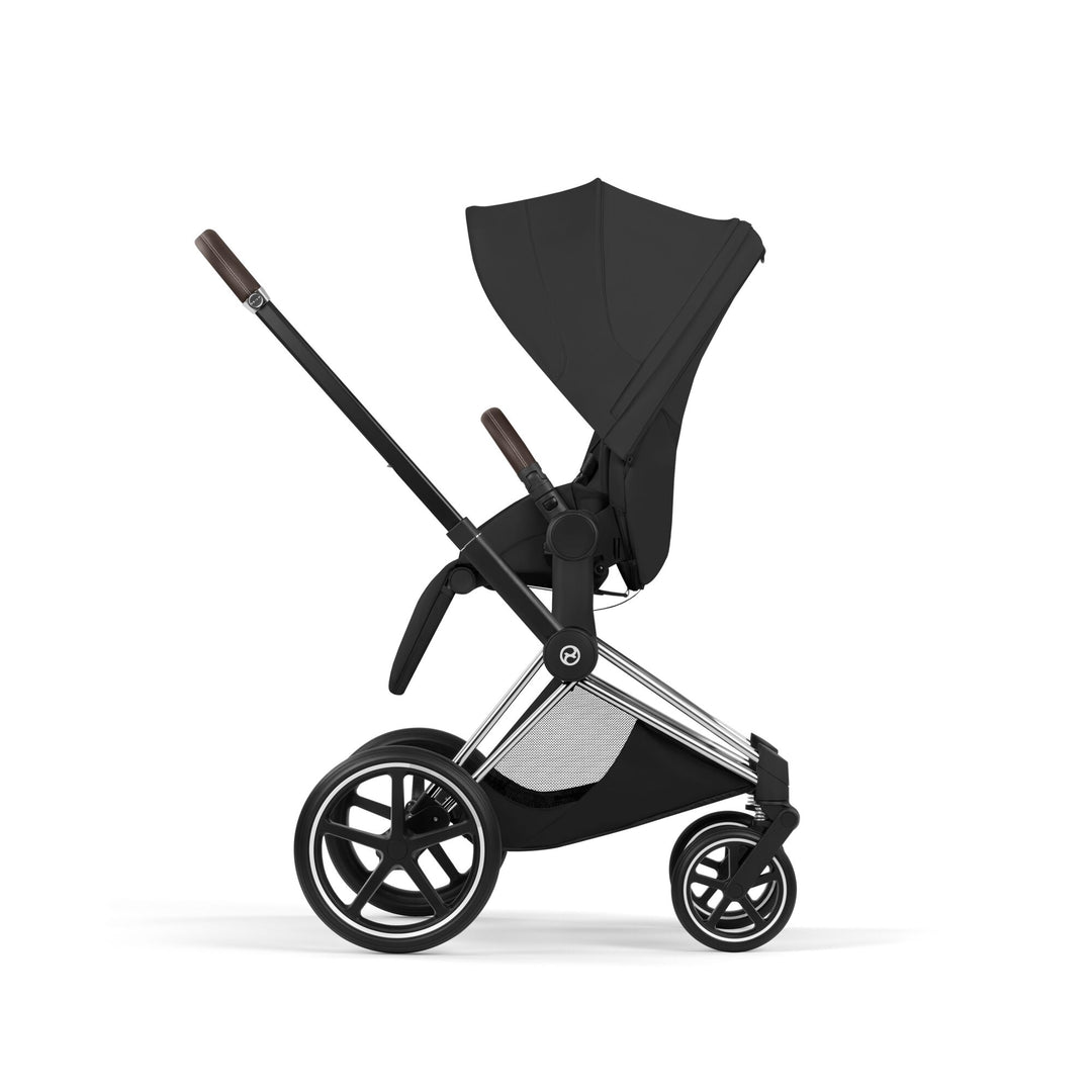 Cybex PRIAM Style Ultimate Accessory Bundle - Sepia Black & Chrome Brown Frame