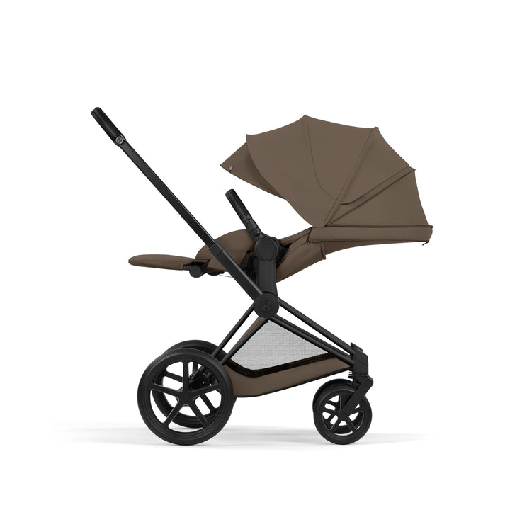 Cybex Priam Comfort Set  (Pushchair & Carrycot) - Coconut Brown with Matt Black Frame