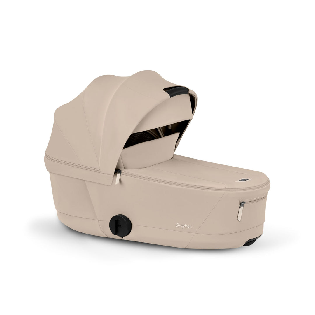 Cybex PRIAM Comfort Ultimate Accessory Bundle - Cozy Beige & Matt Black Frame