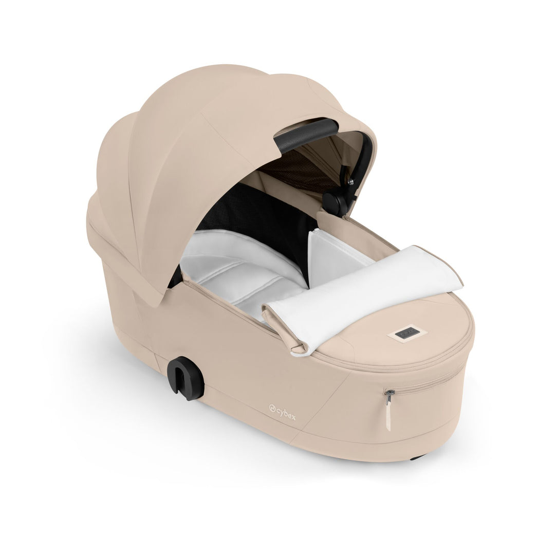 Cybex PRIAM Comfort Ultimate Bundle - Cozy Beige & Matt Black Frame