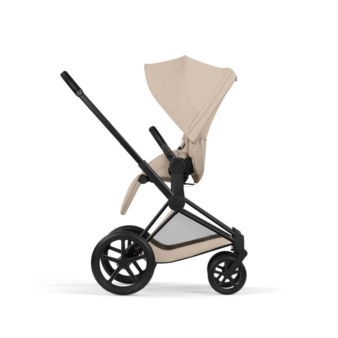Cybex PRIAM Comfort Ultimate Bundle - Cozy Beige & Matt Black Frame