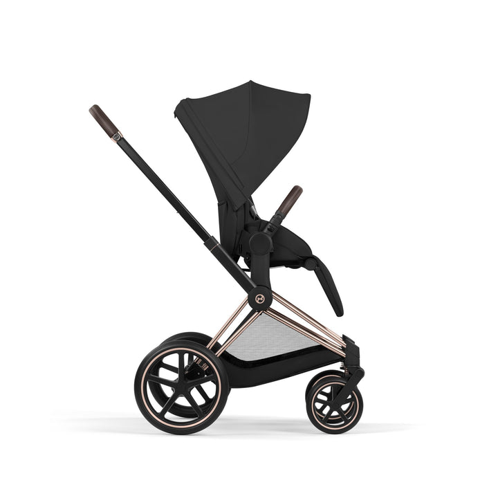 Cybex PRIAM Comfort Ultimate Bundle - Sepia Black & Rose Gold Frame