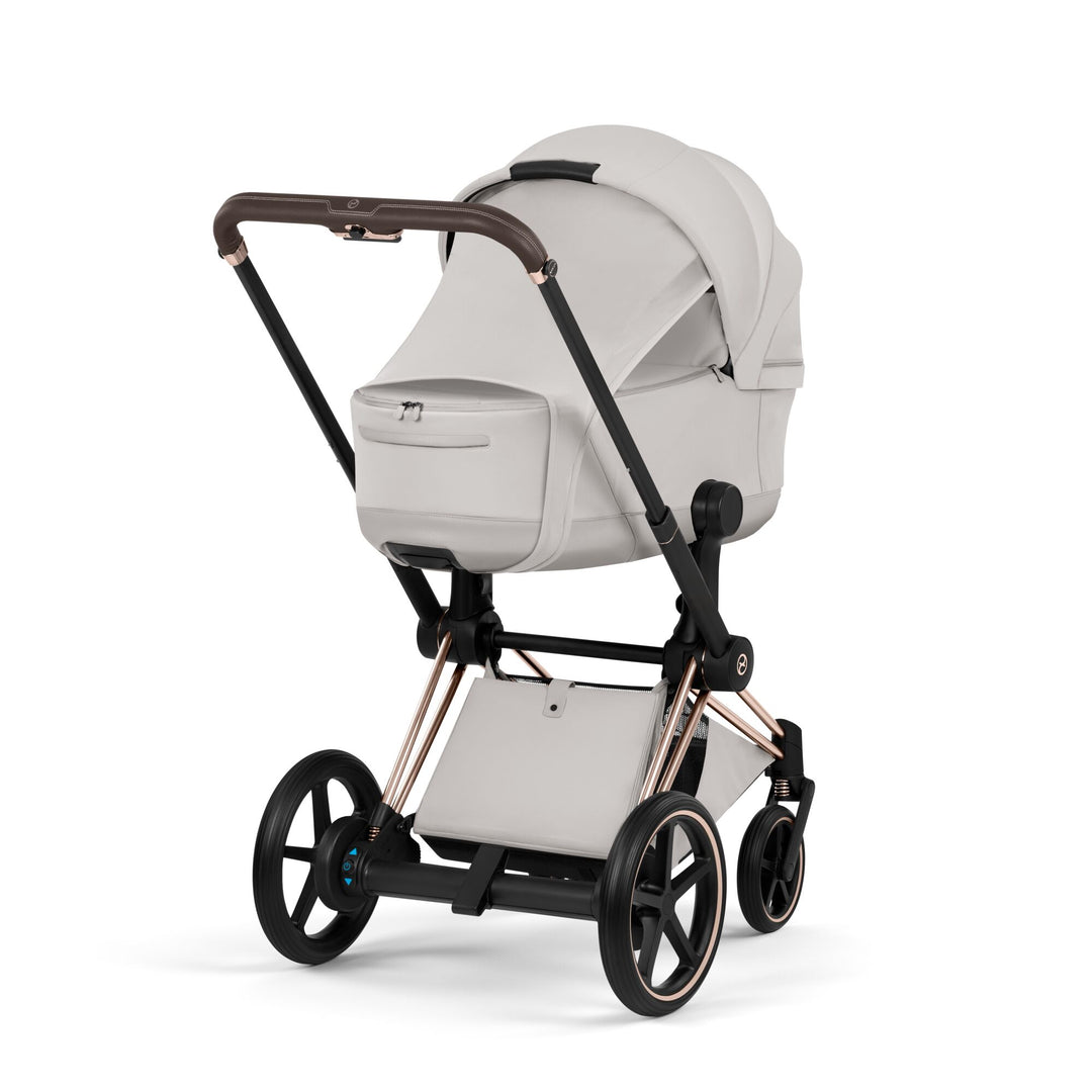 Cybex PRIAM Style Ultimate Birth & Beyond Bundle - City Grey & Chrome Brown Frame
