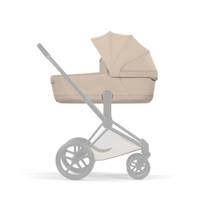 Cybex PRIAM Style Ultimate Accessory Bundle - Cozy Beige & Chrome Brown Frame