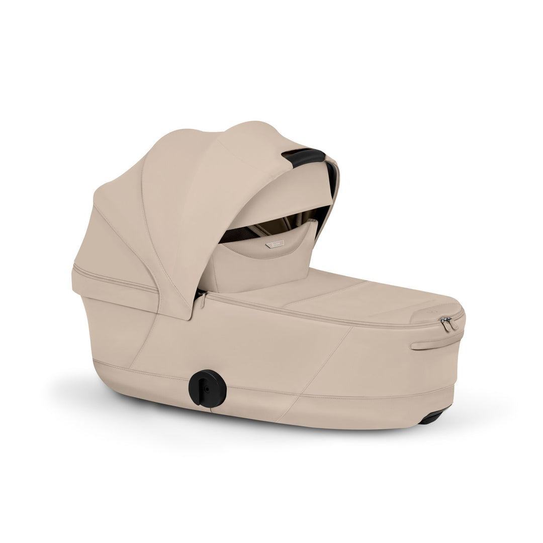 Cybex PRIAM Style Ultimate Accessory Bundle - Cozy Beige & Chrome Brown Frame