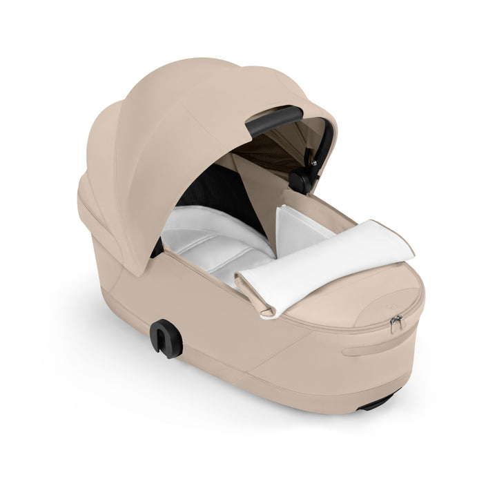 Cybex e-PRIAM Style Ultimate Bundle - Cozy Beige & Rose Gold Frame