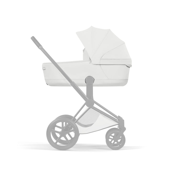 Cybex e-PRIAM Style Ultimate Bundle - Off White & Matt Black Frame