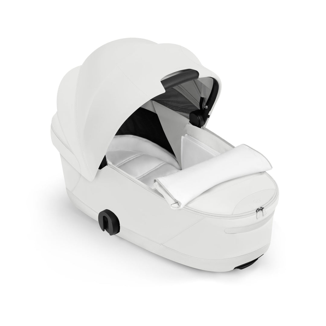 Cybex e-PRIAM Style Ultimate Bundle - Off White & Rose Gold Frame