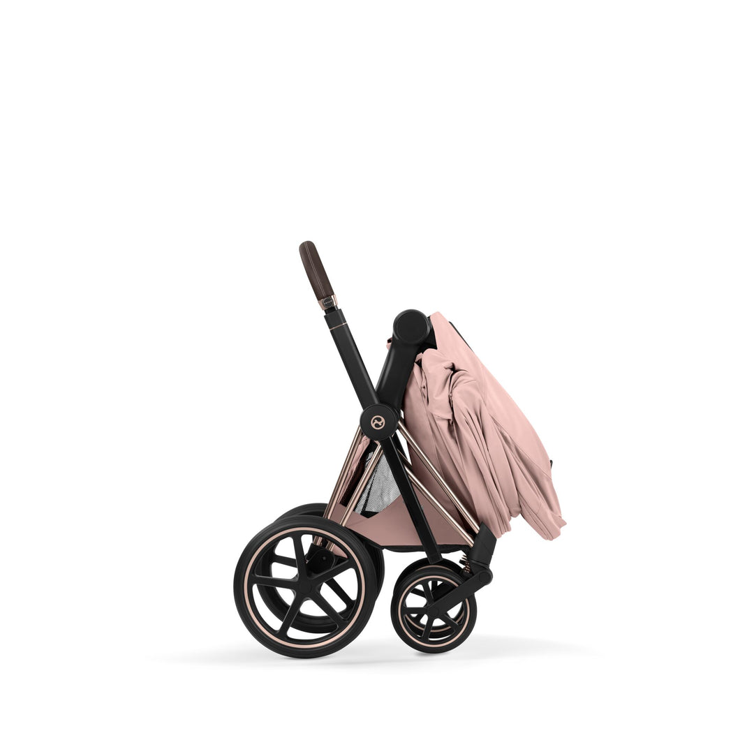 Cybex e-PRIAM Style Ultimate Bundle - Peach Pink & Matt Black Frame