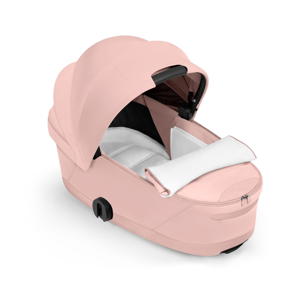 Cybex e-PRIAM Style Ultimate Bundle - Peach Pink & Chrome Brown Frame