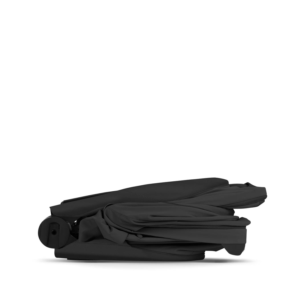 Cybex PRIAM Style Pushchair & Fold Cot Bundle - Sepia Black & Chrome Brown Frame