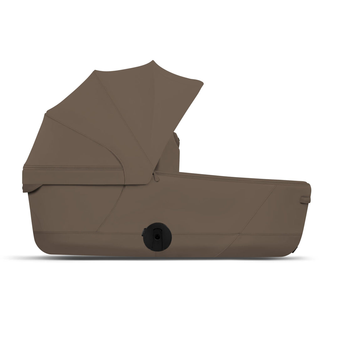 Cybex PRIAM Fold Cot Ultimate Travel System Bundle - Style Coconut Brown & Matt Black Frame