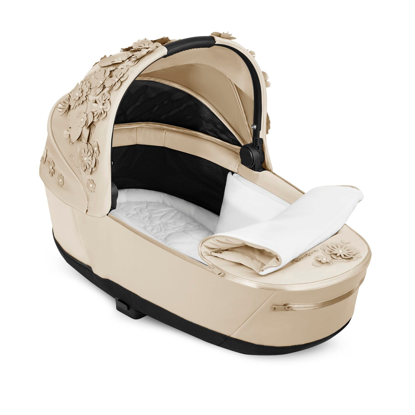 Cybex Priam Lux CarryCot - Simply Flowers Beige