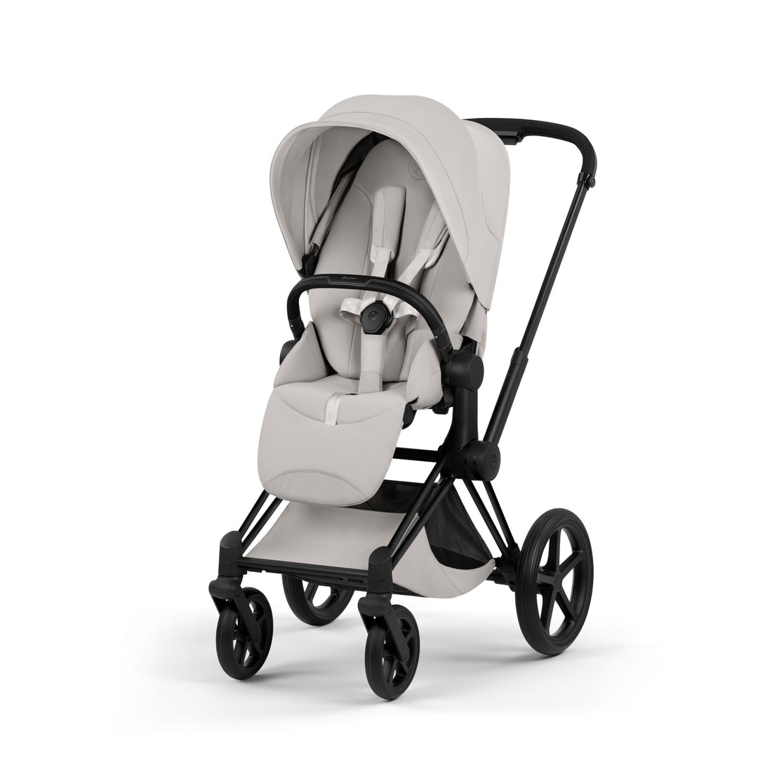 Cybex PRIAM Style Ultimate Bundle - City Grey & Matt Black Frame