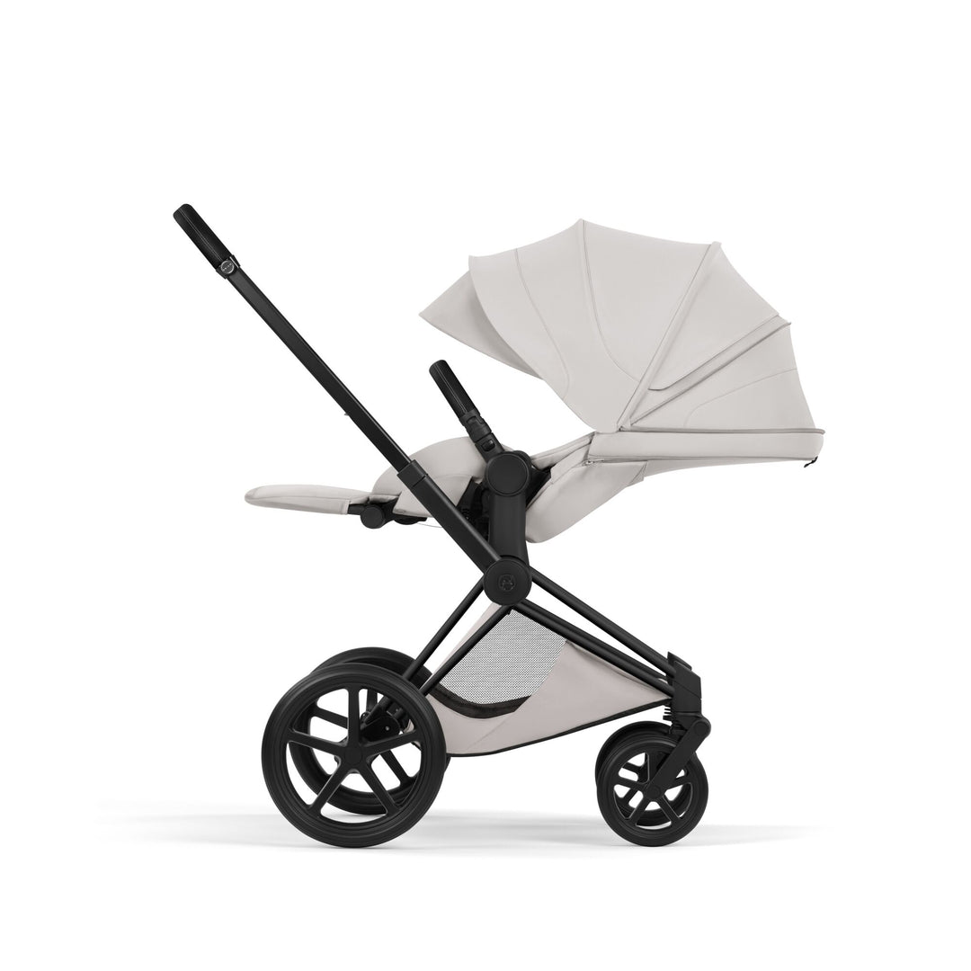 Cybex PRIAM Style Ultimate Accessory Bundle - City Grey & Matt Black Frame