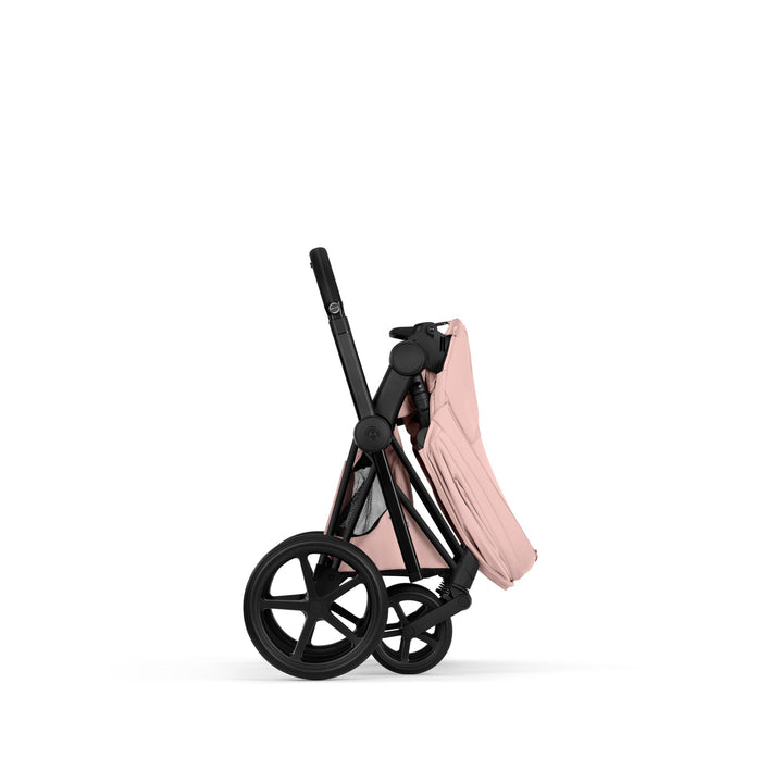 Cybex PRIAM Style Ultimate Bundle - Peach Pink & Matt Black Frame