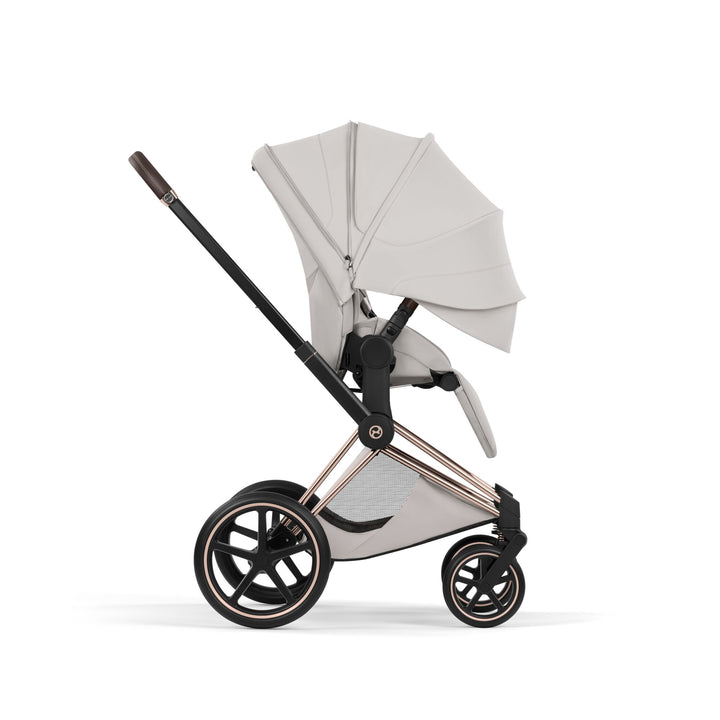 Cybex PRIAM Style Ultimate Accessory Bundle - City Grey & Rose Gold Frame