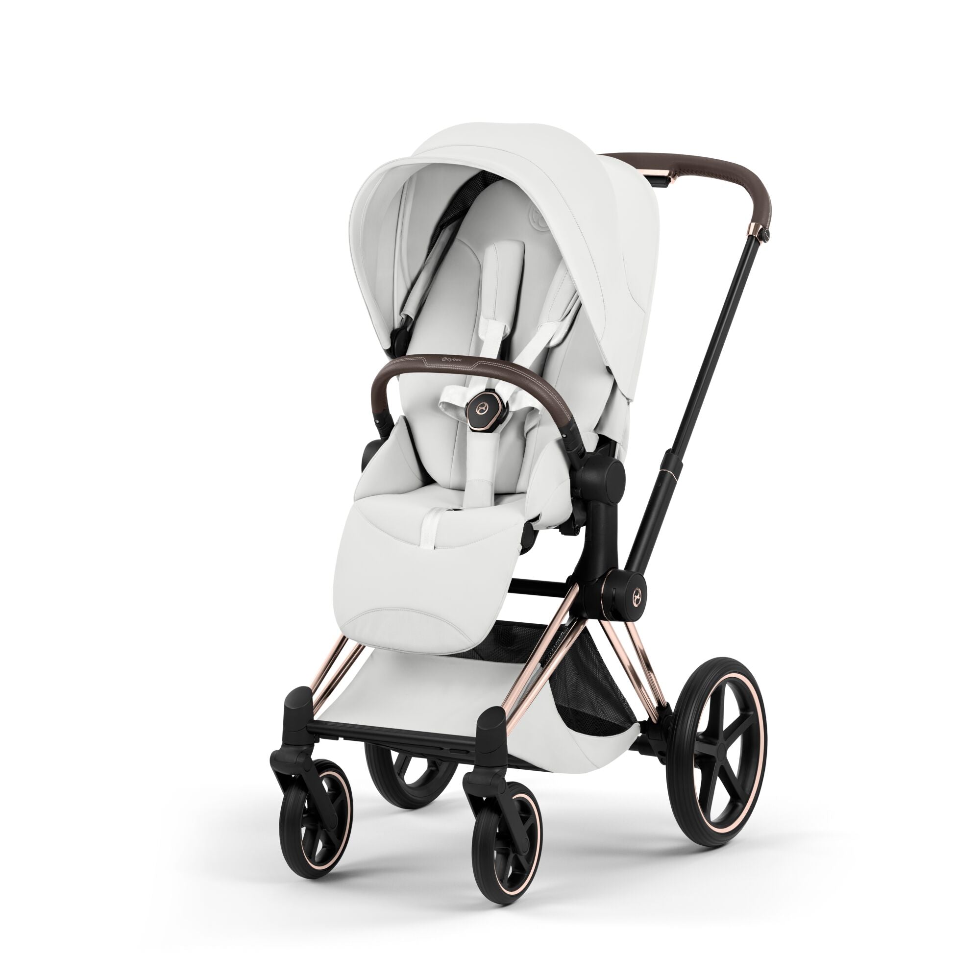 Cybex プリアム(ローズゴールドフレーム/オフホワイト) Cybex Priam Style Pushchair - Off White with Rose Gold Frame