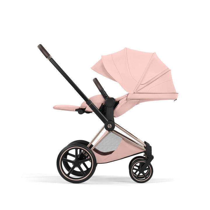 Cybex PRIAM Style Ultimate Bundle - Peach Pink & Rose Gold Frame