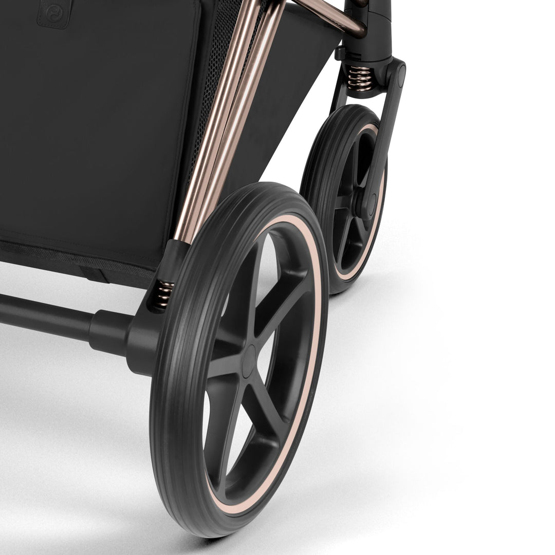 Cybex PRIAM Style Ultimate Bundle - Peach Pink & Rose Gold Frame