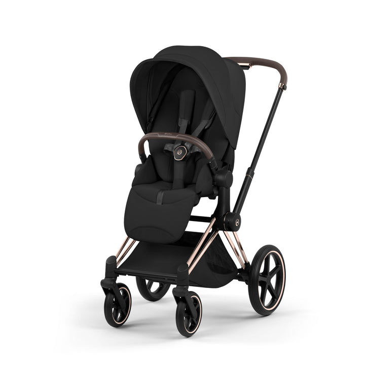 Cybex PRIAM Style Ultimate Bundle - Sepia Black & Rose Gold Frame