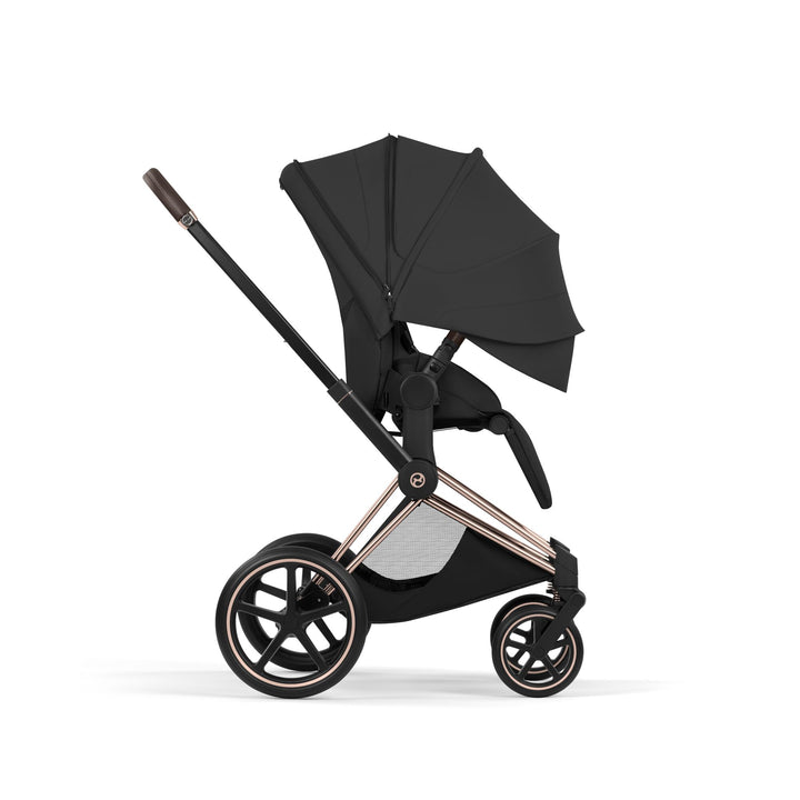 Cybex PRIAM Style Ultimate Bundle - Sepia Black & Rose Gold Frame