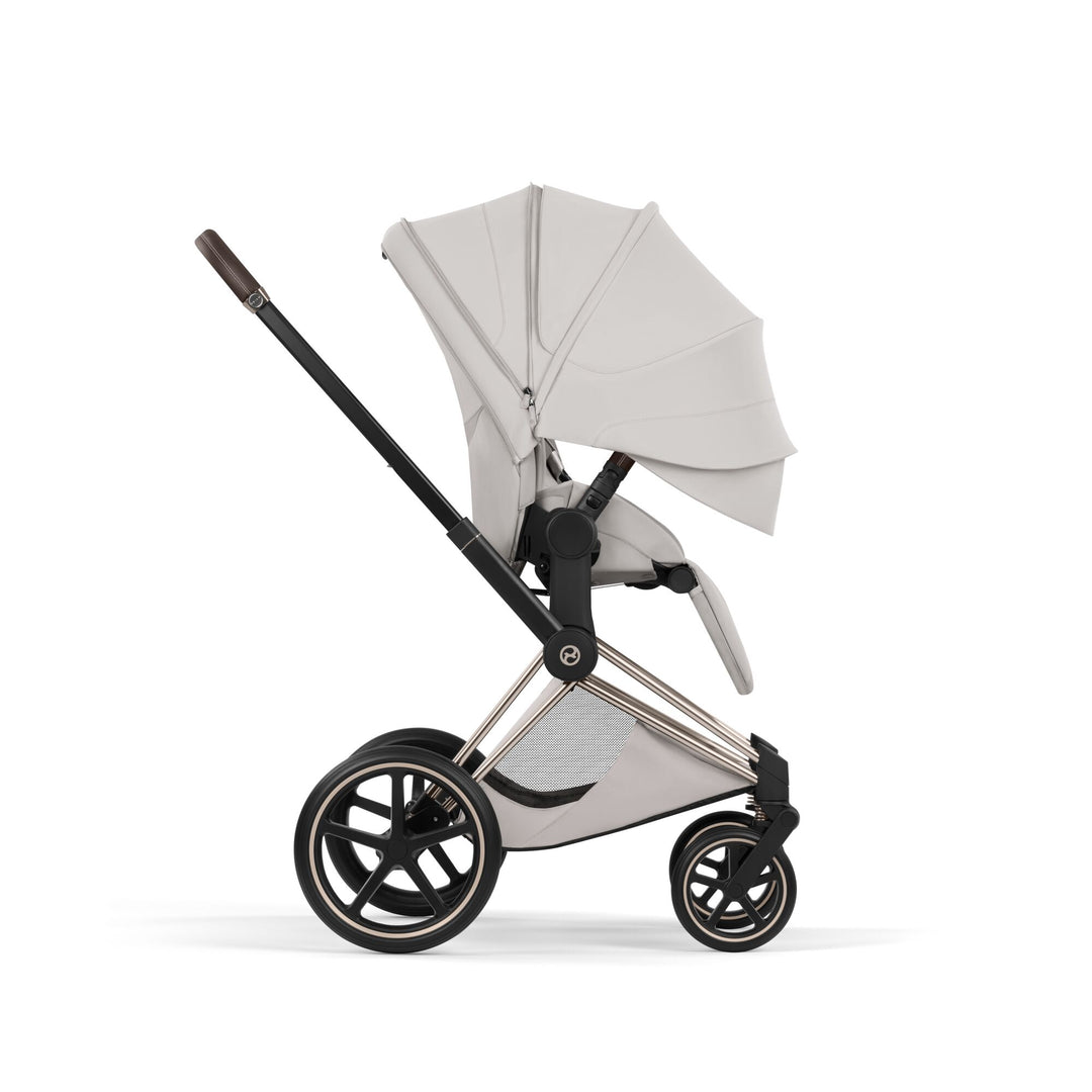 Cybex Priam Style Pushchair - City Grey with Champagne Frame