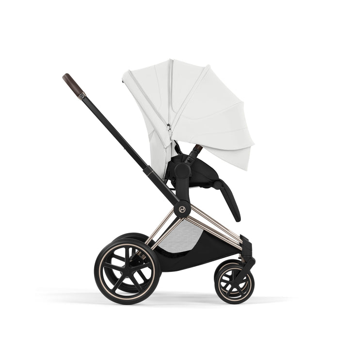 Cybex Priam Style Pushchair - Off White with Champagne Frame