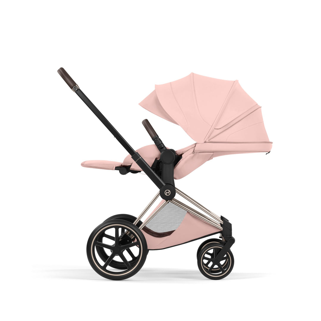 Cybex Priam Style Pushchair - Peach Pink with Champagne Frame