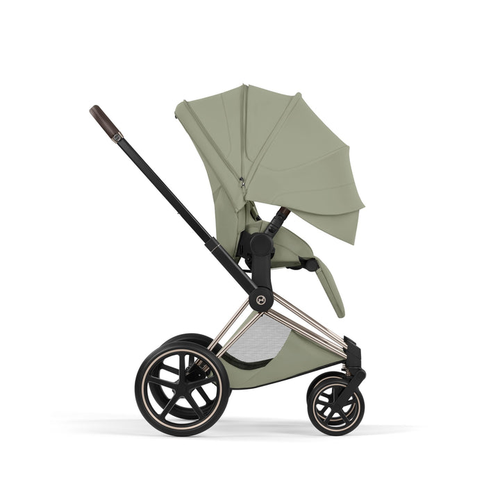 Cybex Priam Style Pushchair - Sage Green with Champagne Frame