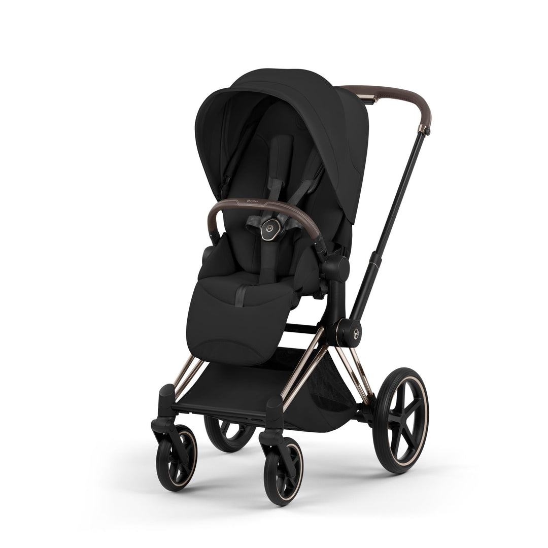 Cybex Priam Style Pushchair - Sepia Black with Champagne Frame