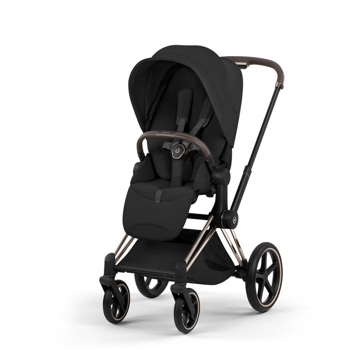 Cybex Priam Style Pushchair - Sepia Black with Champagne Frame