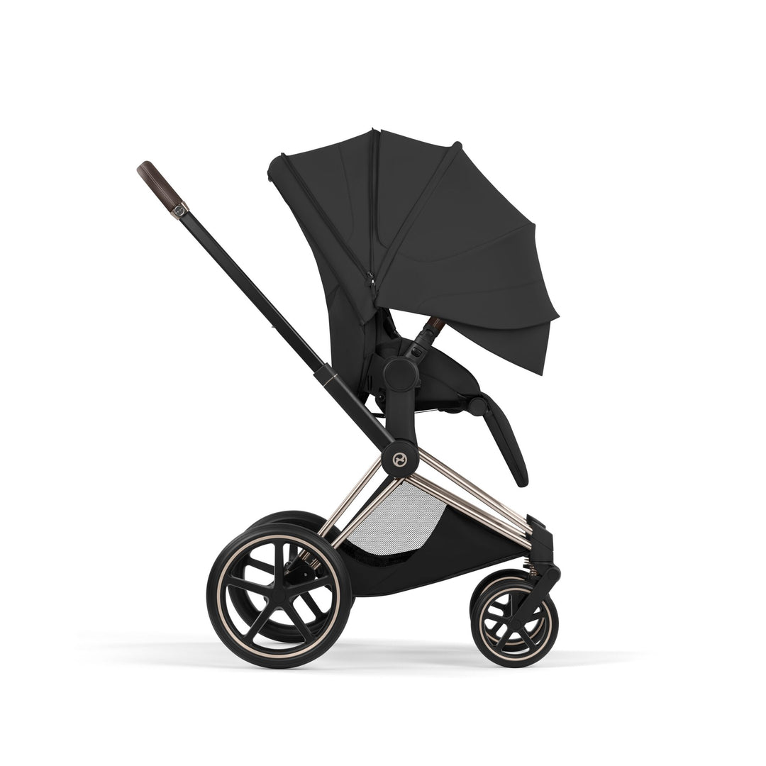 Cybex Priam Style Pushchair - Sepia Black with Champagne Frame