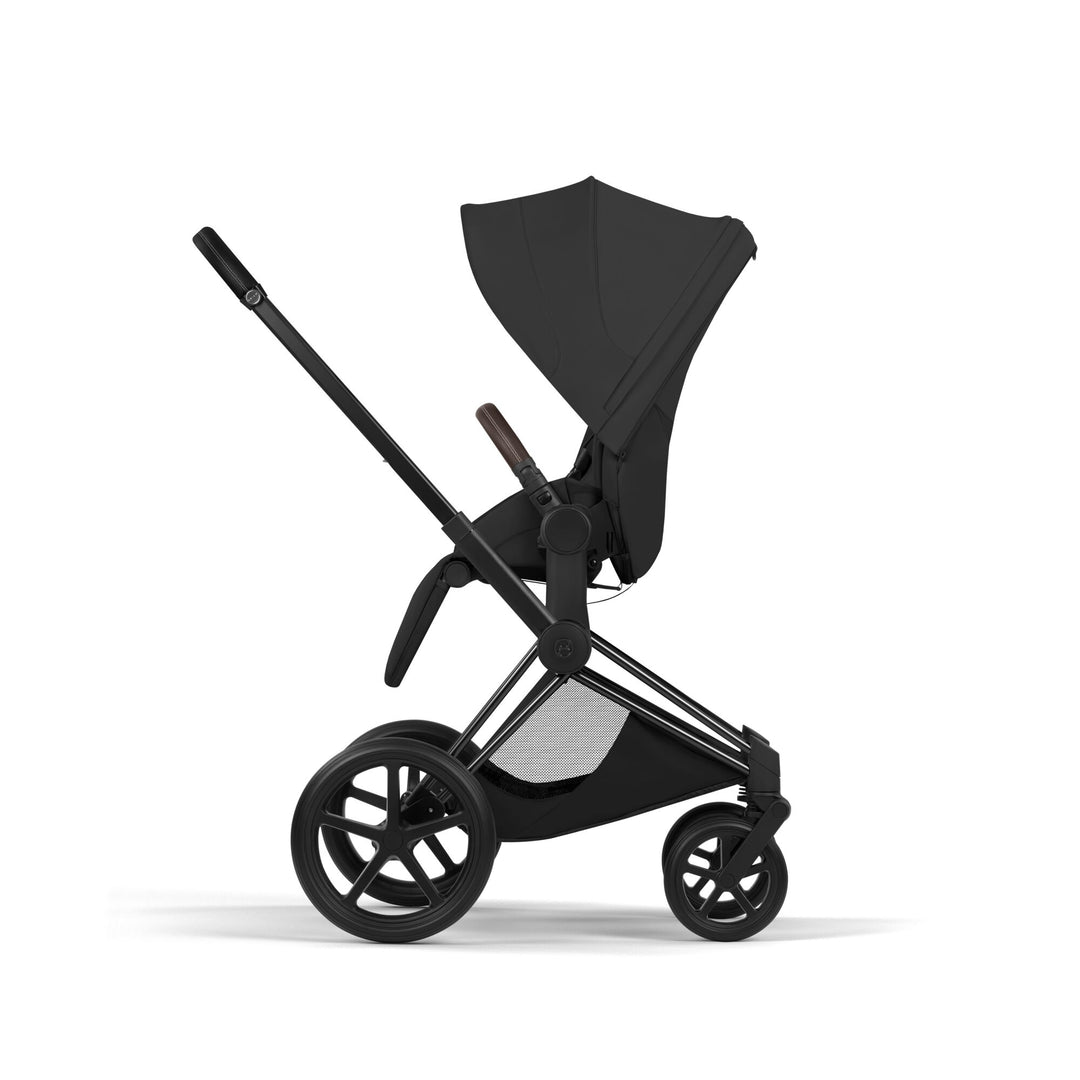 Cybex PRIAM Fold Cot Ultimate Travel System Bundle - Style Sepia Black & Champagne Gold Frame