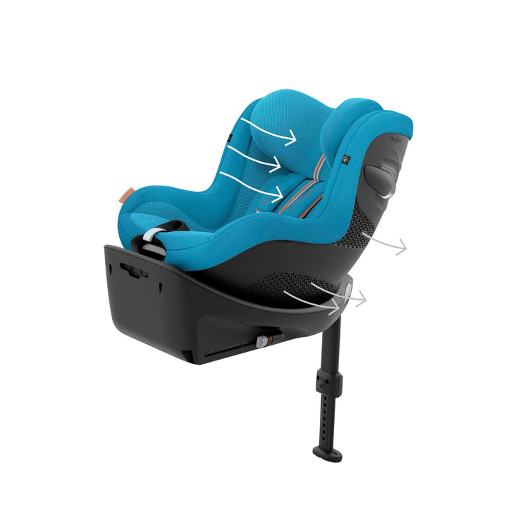 Cybex Sirona G i-Size Plus Car Seat - Beach Blue