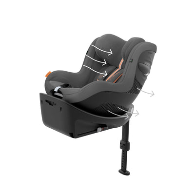 Cybex Sirona G i-Size Plus Car Seat - Lava Grey