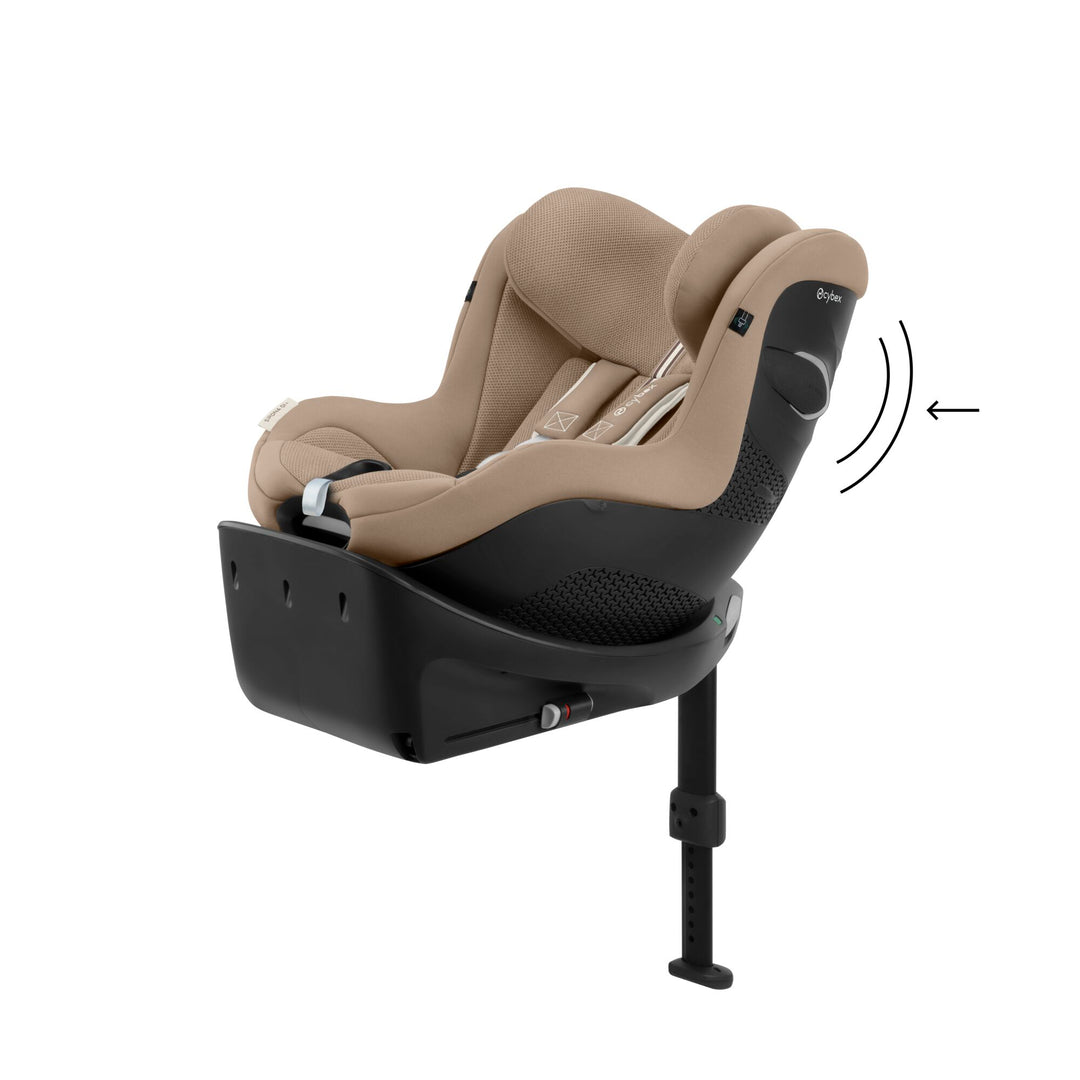 CYBEX Sirona Gi i-Size PLUS 360° Rotating ISOFIX Toddler Car Seat - Almond Beige