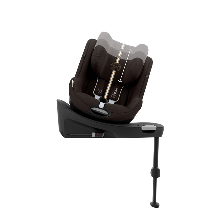 CYBEX Sirona Gi i-Size PLUS 360° Rotating ISOFIX Toddler Car Seat - Chocolate Brown