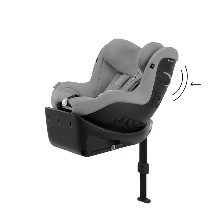 CYBEX Sirona Gi i-Size PLUS 360° Rotating ISOFIX Toddler Car Seat - Stone Grey