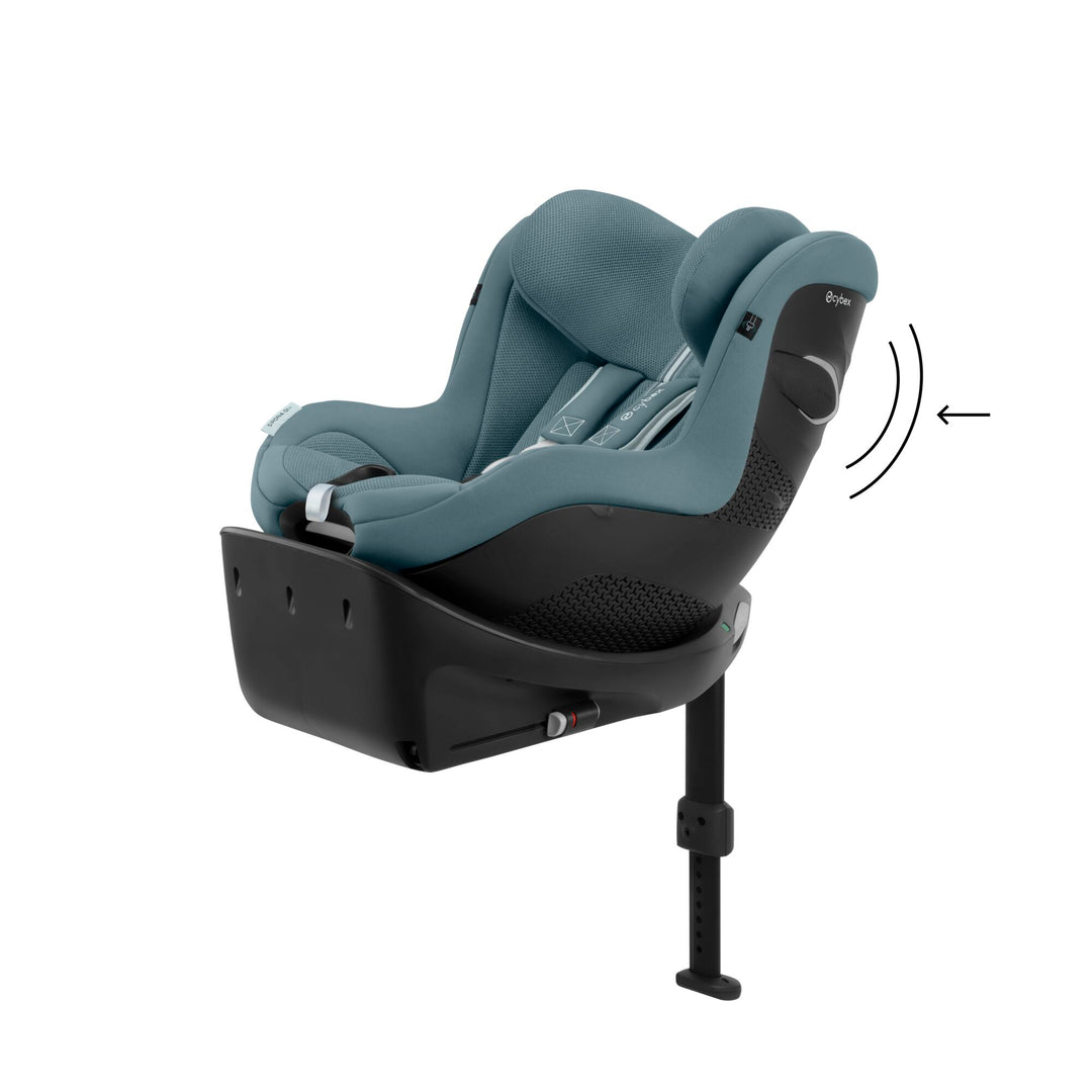 CYBEX Sirona Gi i-Size PLUS 360° Rotating ISOFIX Toddler Car Seat - Stormy Blue