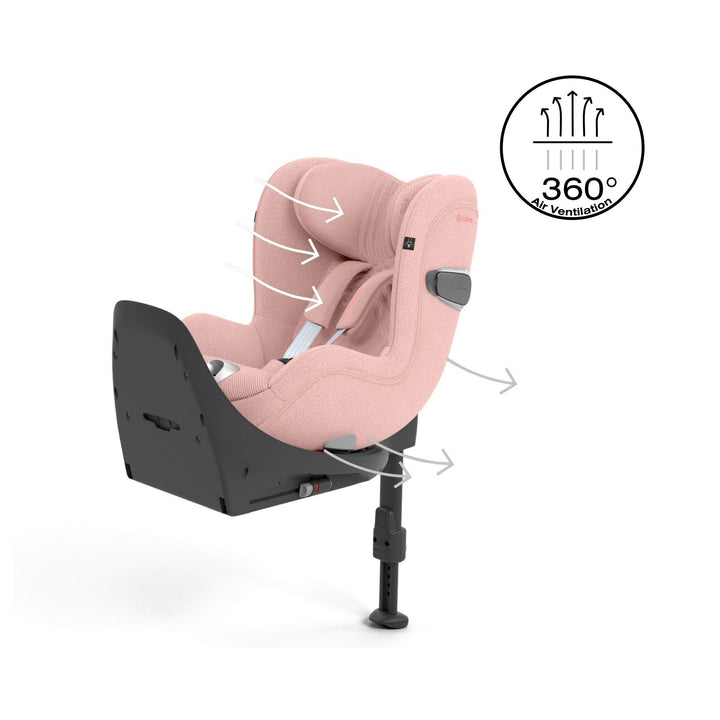Cybex Sirona T i-Size Plus Car Seat - Peach Pink