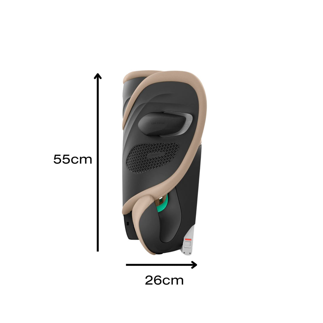 Cybex Solution G2 i-Size Plus Foldable Child Car Seat - Almond Beige