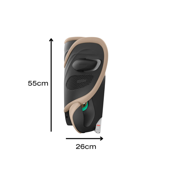 Cybex Solution G2 i-Size Plus Foldable Child Car Seat - Almond Beige