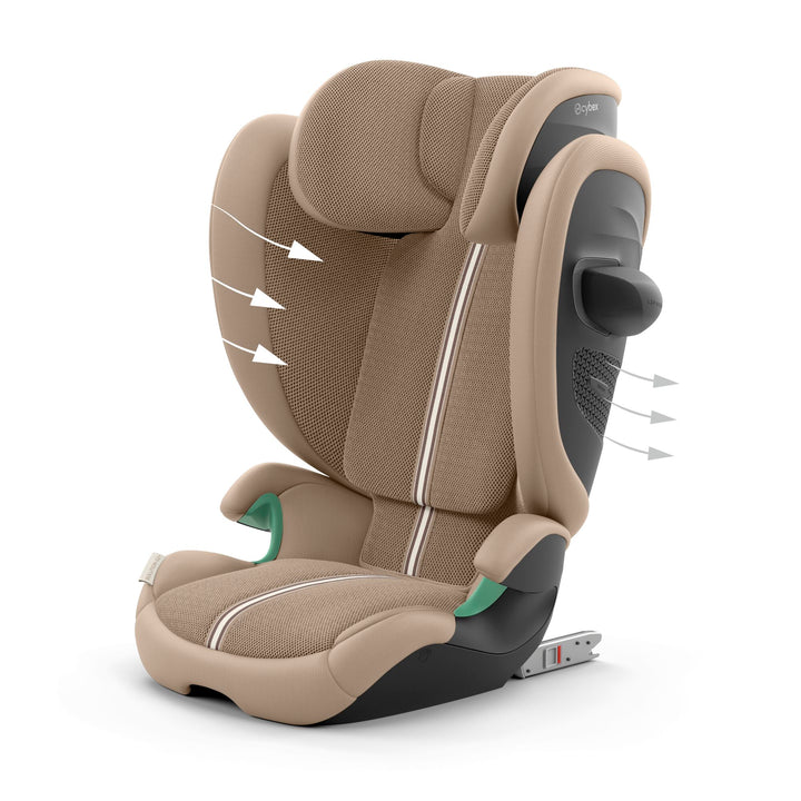 Cybex Solution G2 i-Size Plus Foldable Child Car Seat - Almond Beige