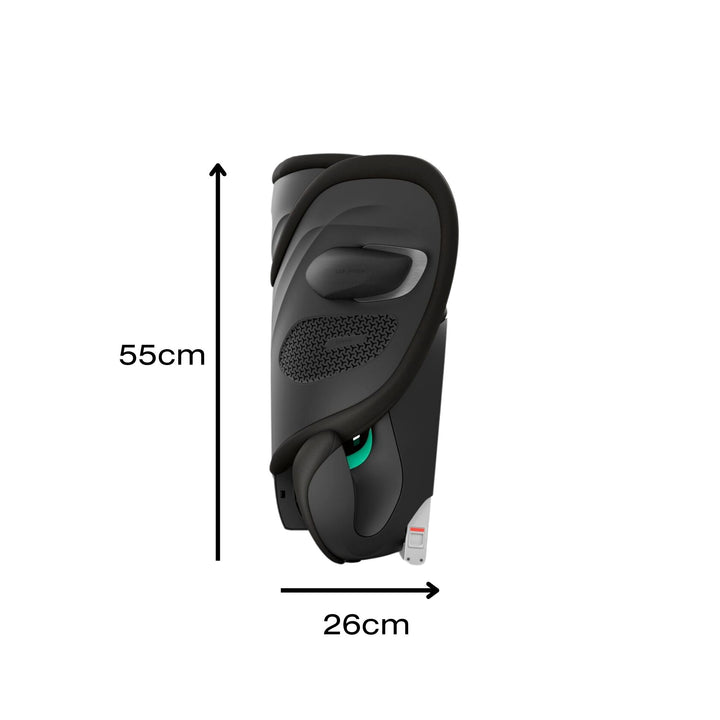 Cybex Solution G2 i-Size Foldable Child Car Seat - Magic Black
