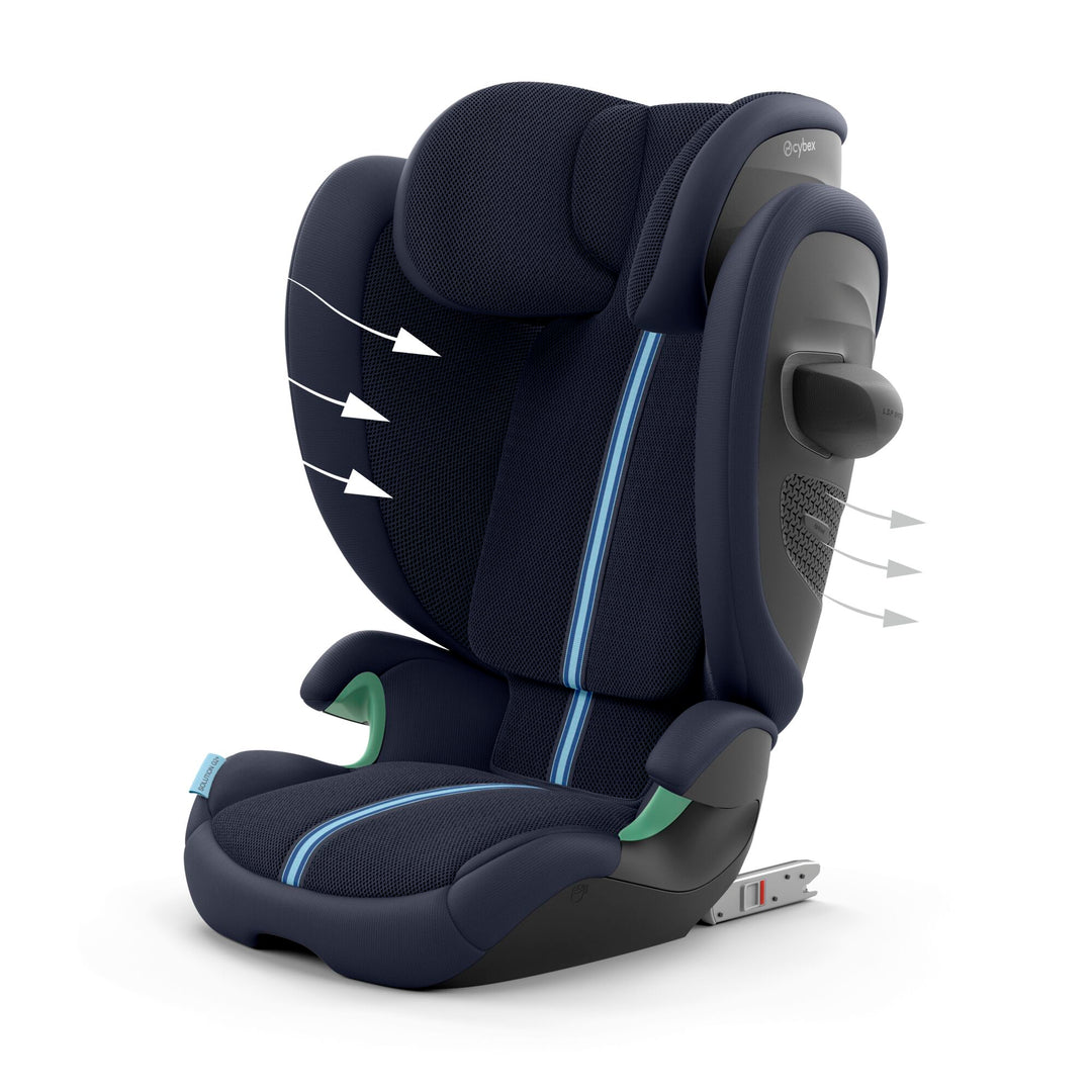 Cybex Solution G2 i-Size Plus Foldable Child Car Seat - Ocean Blue