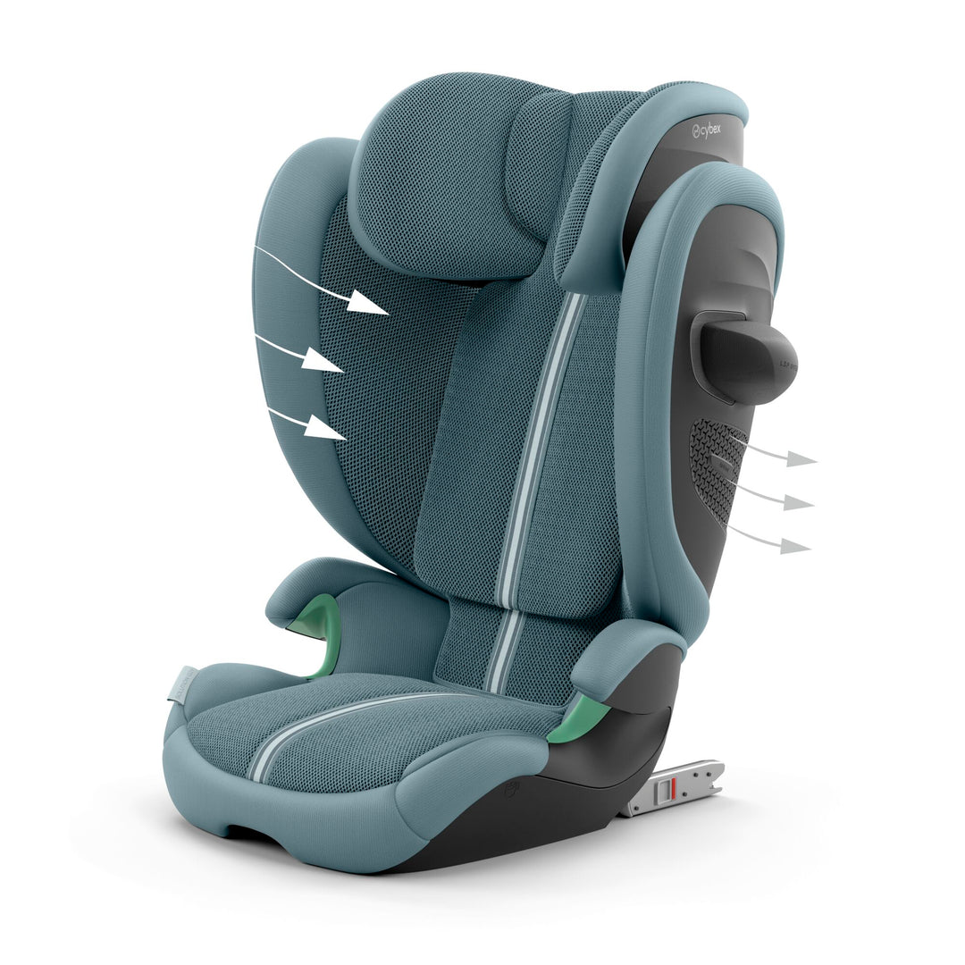 Cybex Solution G2 i-Size Plus Foldable Child Car Seat - Stormy Blue